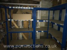 2x bays blue racking