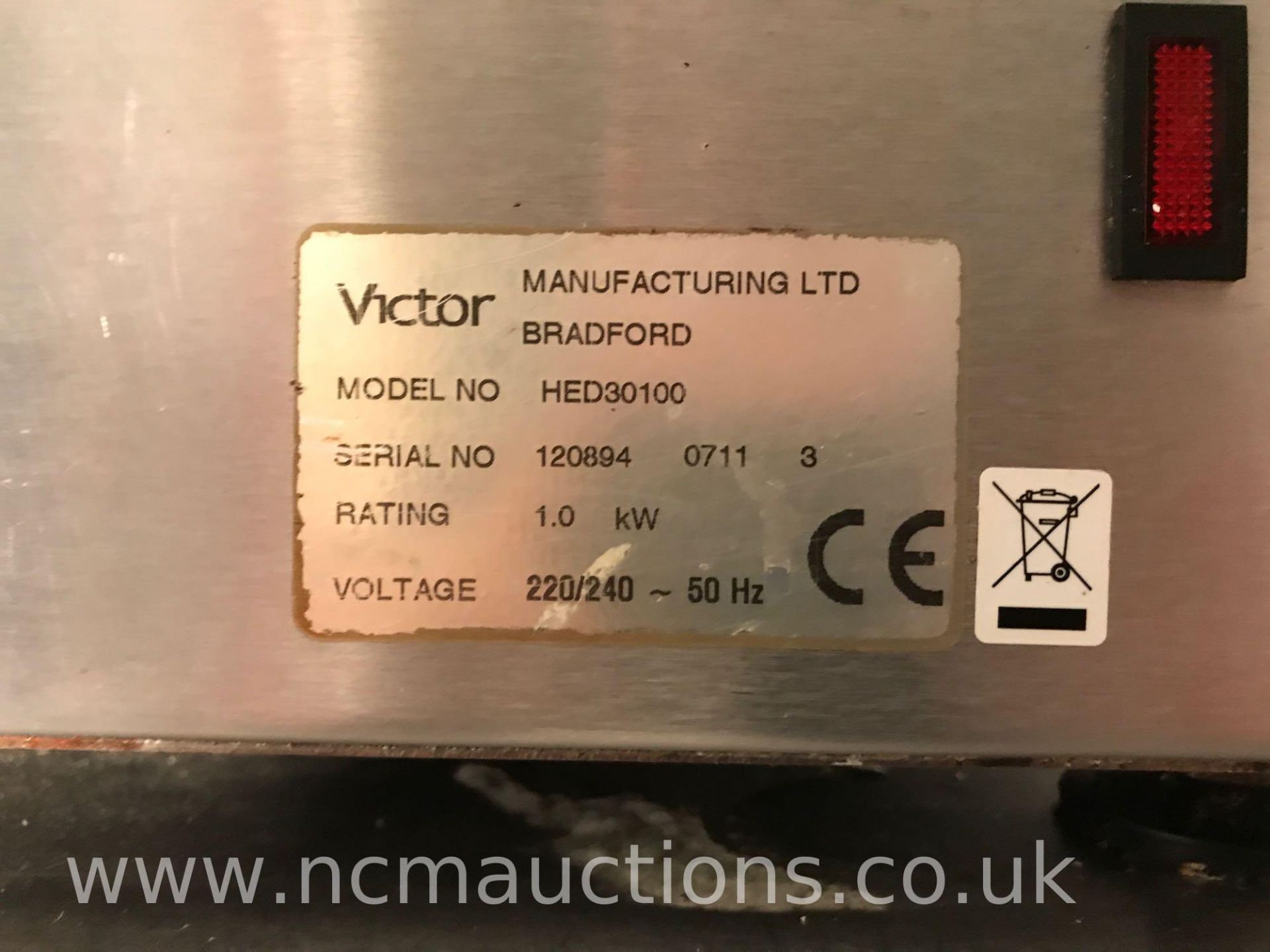 Victor plate warmer - Image 2 of 4