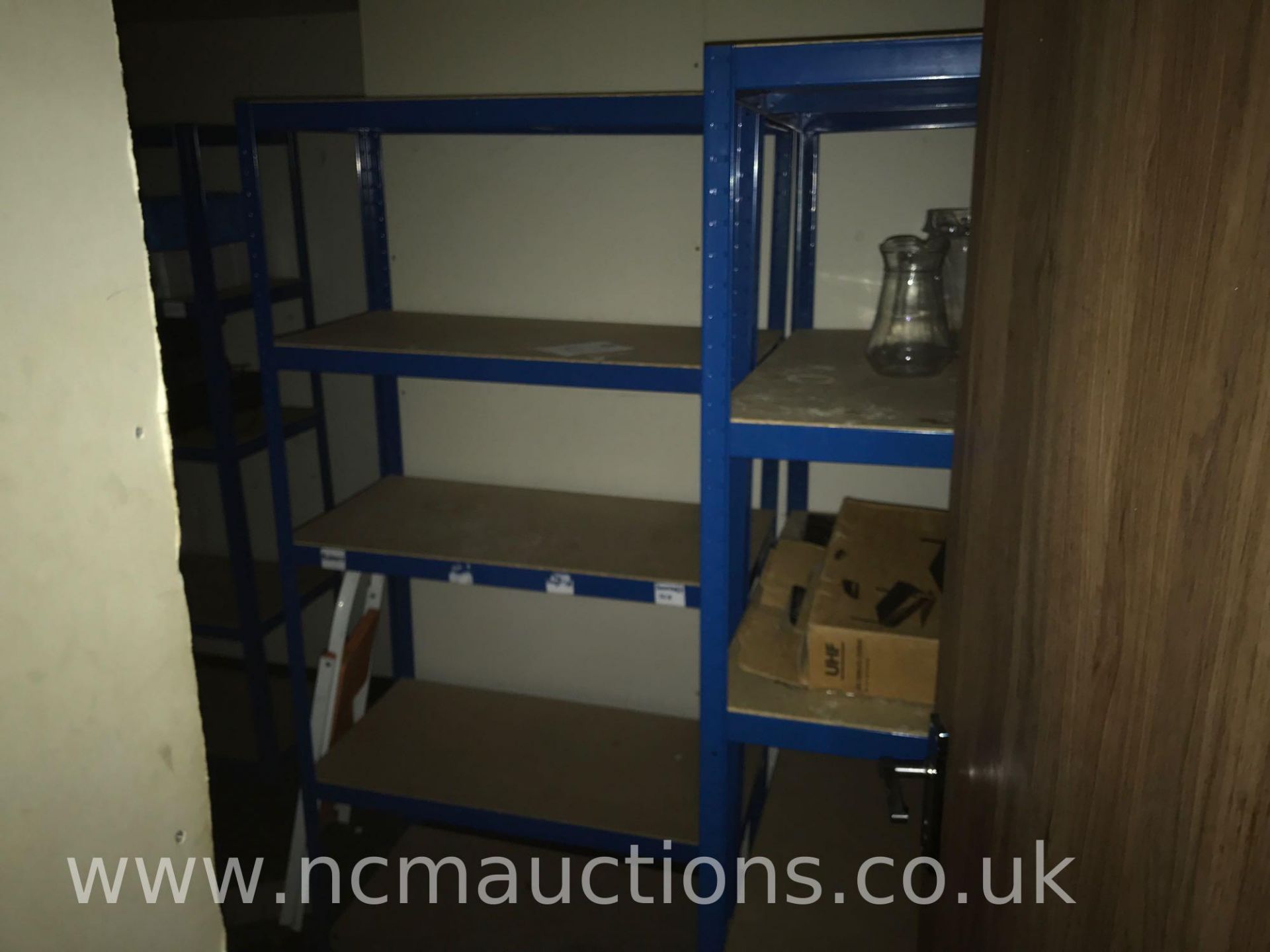 2x bays blue racking - Image 2 of 2