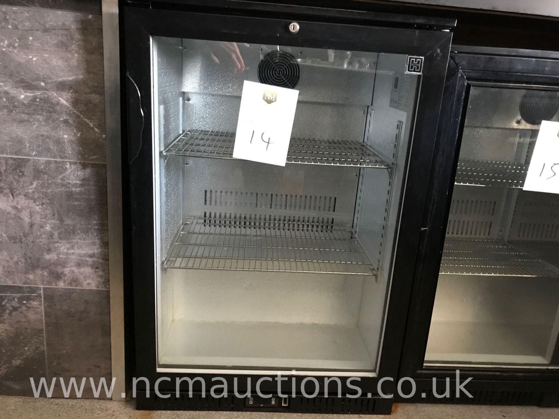 Halcyon glass display fridge