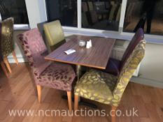 Table and 4x chairs