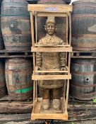 CRATED TALL 5FT BUDDHA PRAYING