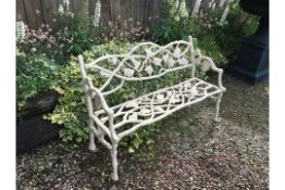 1 X CAST IRON COALBROOKDALE BENCH