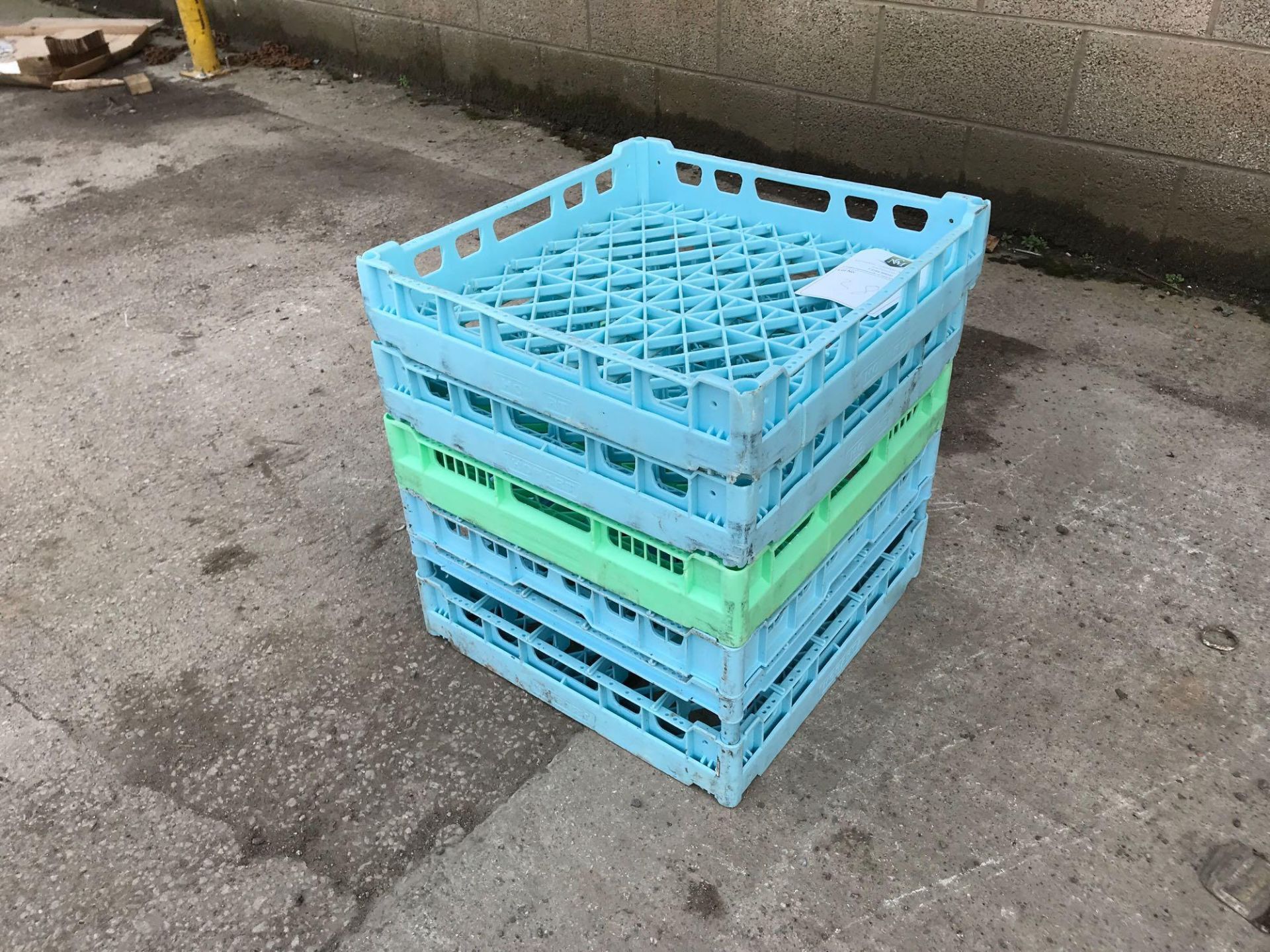 5x plastic glass drying stands
