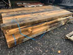 15 X 8X4 INCH OAK BEAMS 4.15M LONG BEAMS