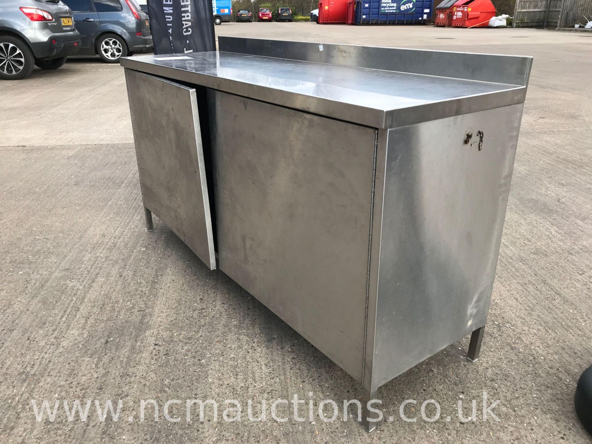 Stainless Steel Counter With Under Storage - Image 4 of 6