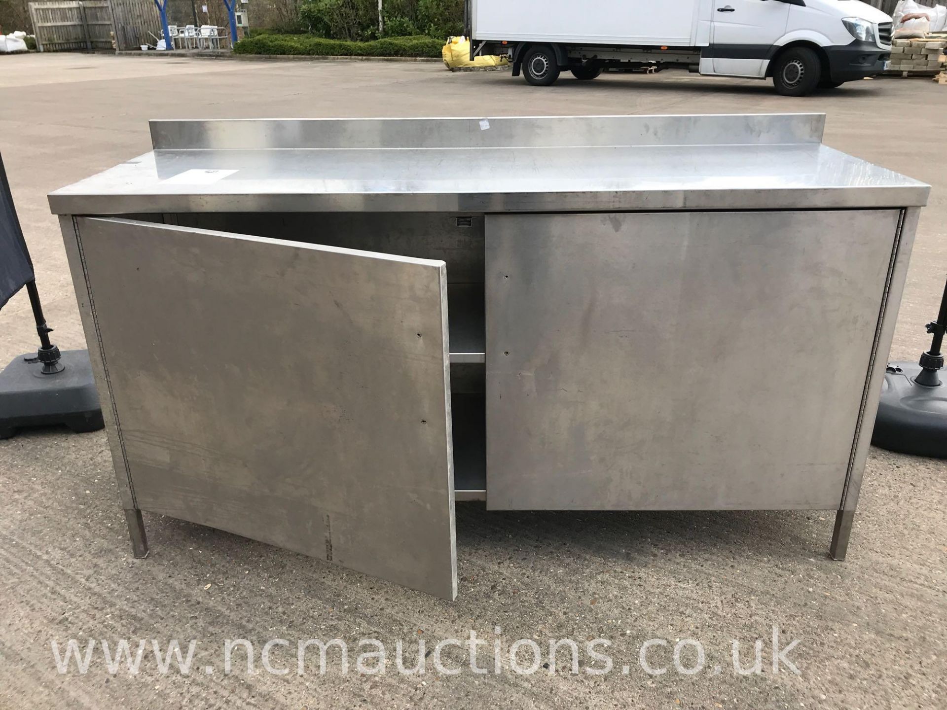 Stainless Steel Counter With Under Storage - Image 2 of 6