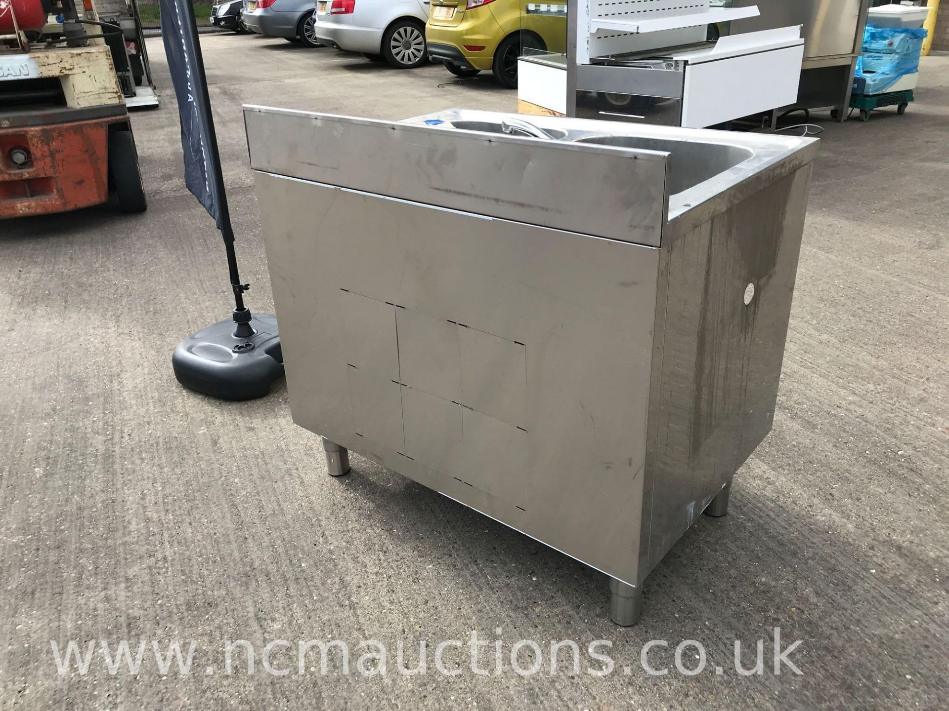 Stainless Steel Double Sink - Image 5 of 6