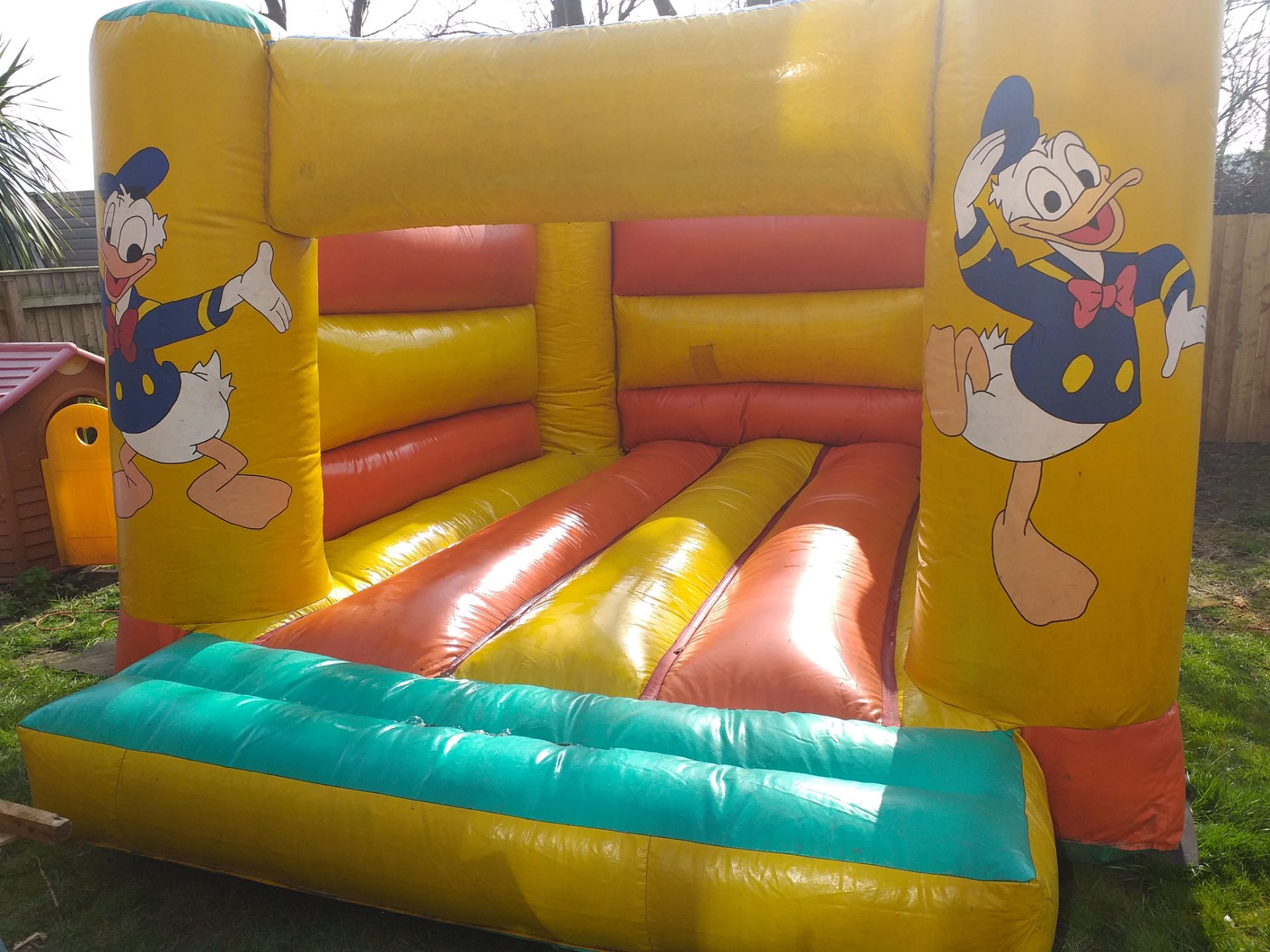 12ft by 14ft Big Bed Donald Duck Bouncy Castle