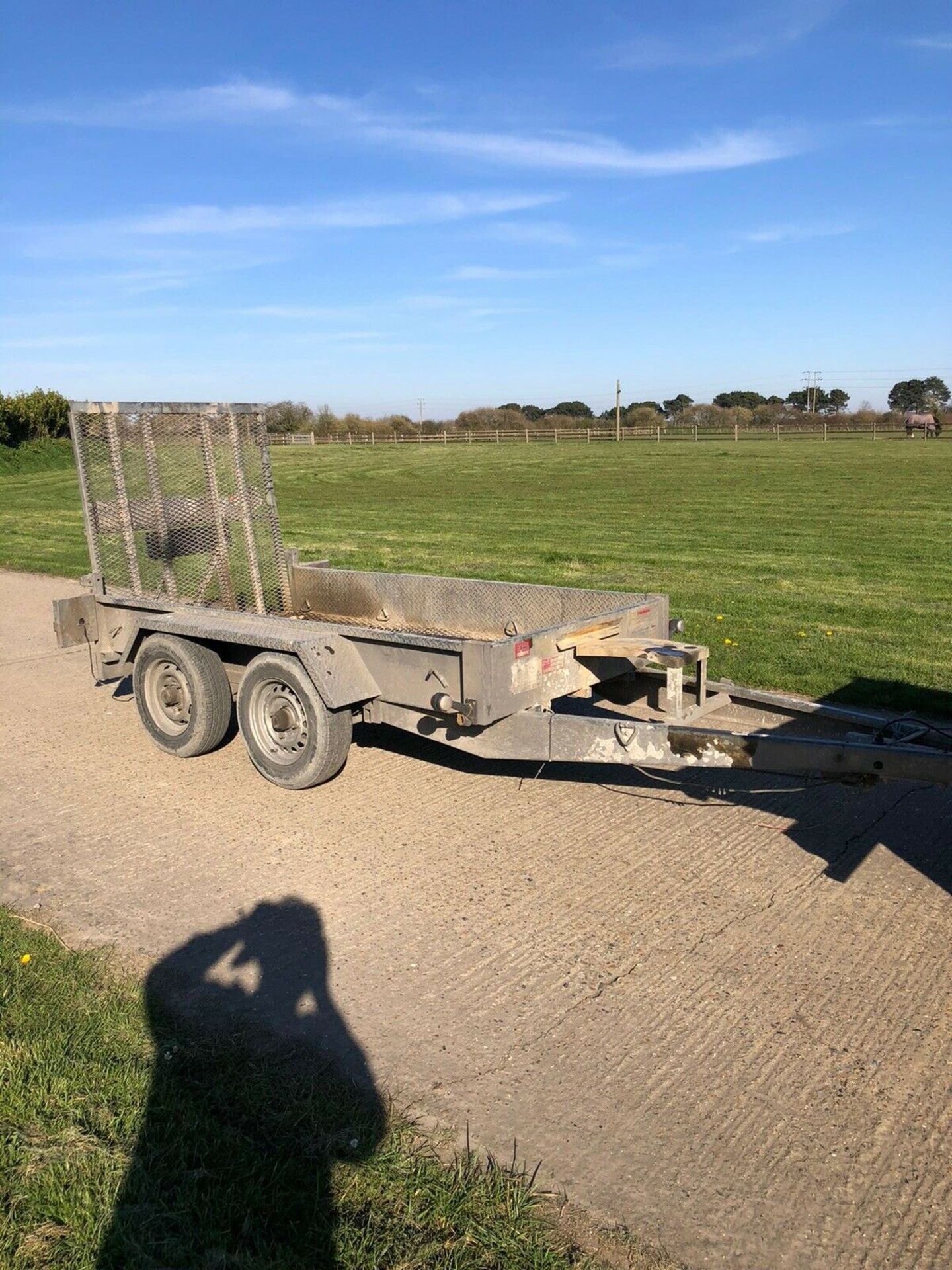 Indespension Twin Axle Plant Mini Digger Trailer - Image 5 of 7