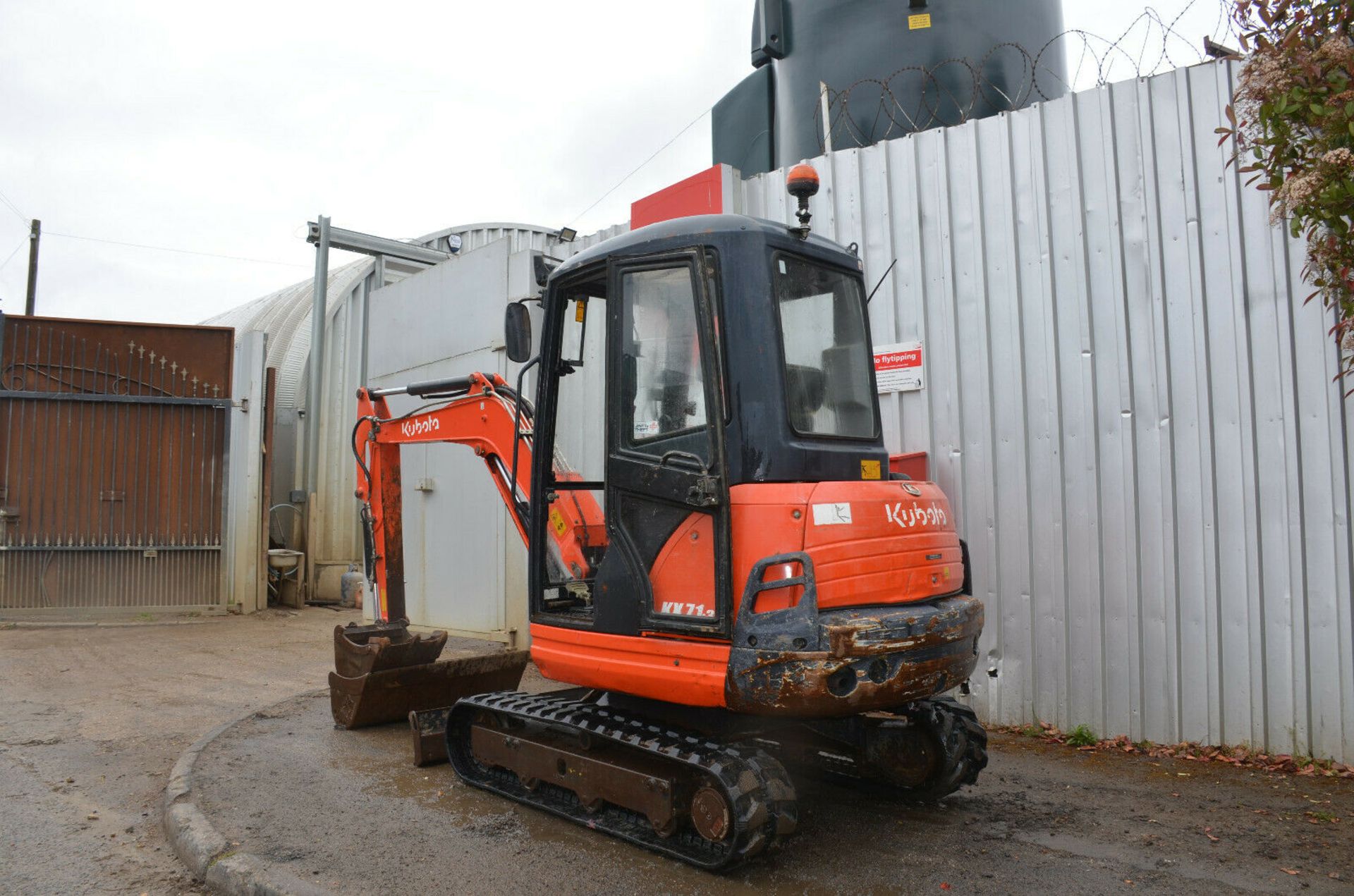 Kubota KX71-3 Mini Excavator - Image 9 of 11