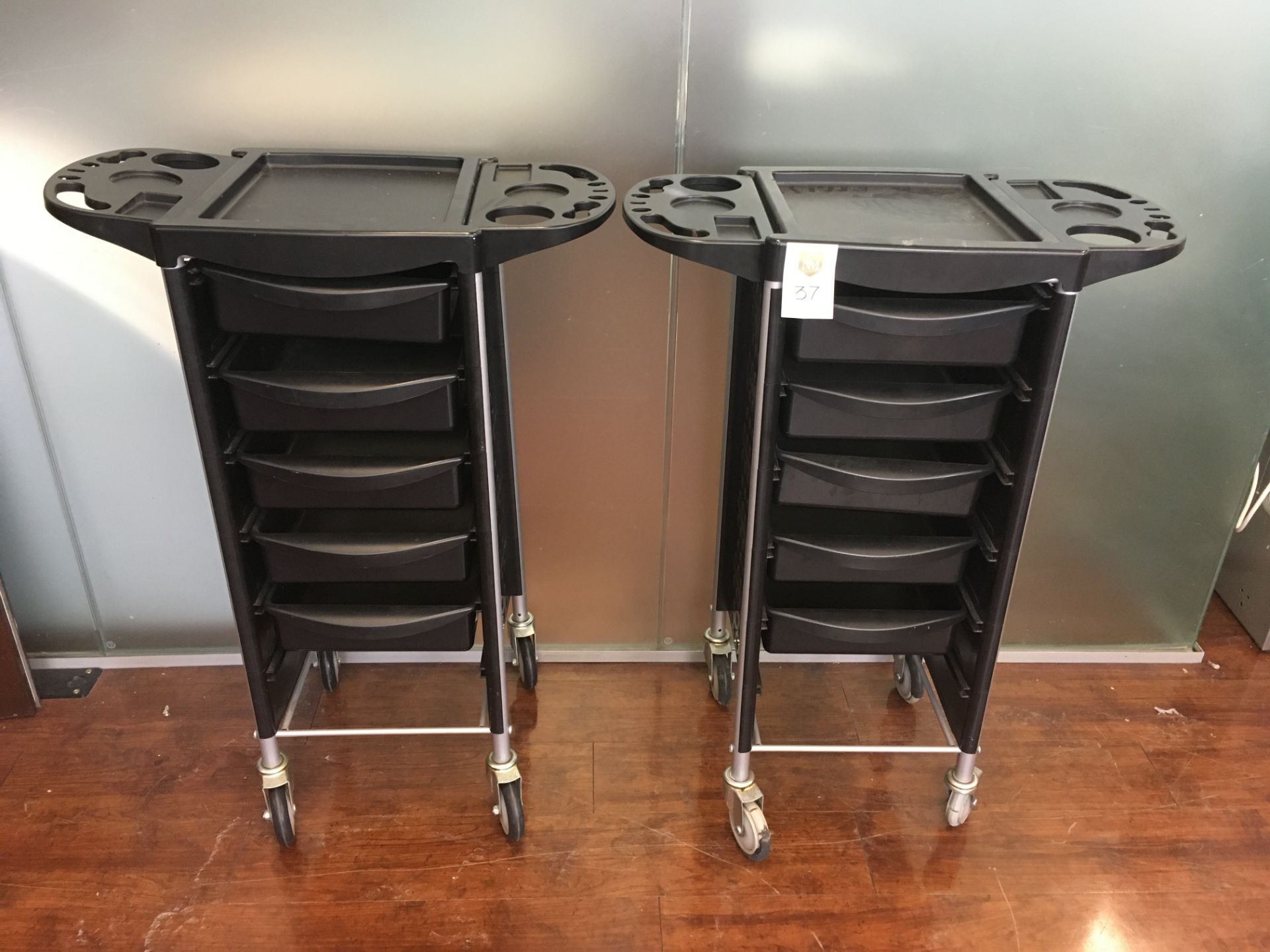 Pair of Stylist's Trollies