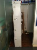 1 x 4 Door Locker Unit