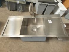 Stainless Sink and Drainer unit 510 x 1100mm