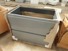 Bathroom 2 x drawer sink carcus with cutout for drainer in drawer 800 x 470 x 600mm