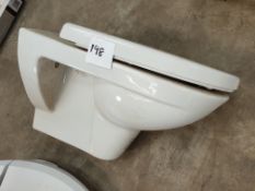 Wall mounted toliet