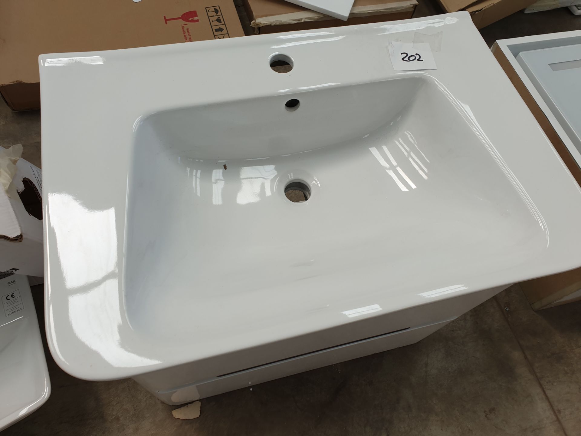 Sink with 2 Drawer Cupboard 720 x 480 x 590mm - Image 2 of 4