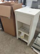 Stand alone cupboard in white 850 x 400 x 360mm