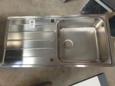 Stainless Sink and Drainer unit 500 x 1000mm