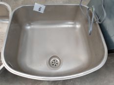 Stainless sink 550 x 500 x 200mm