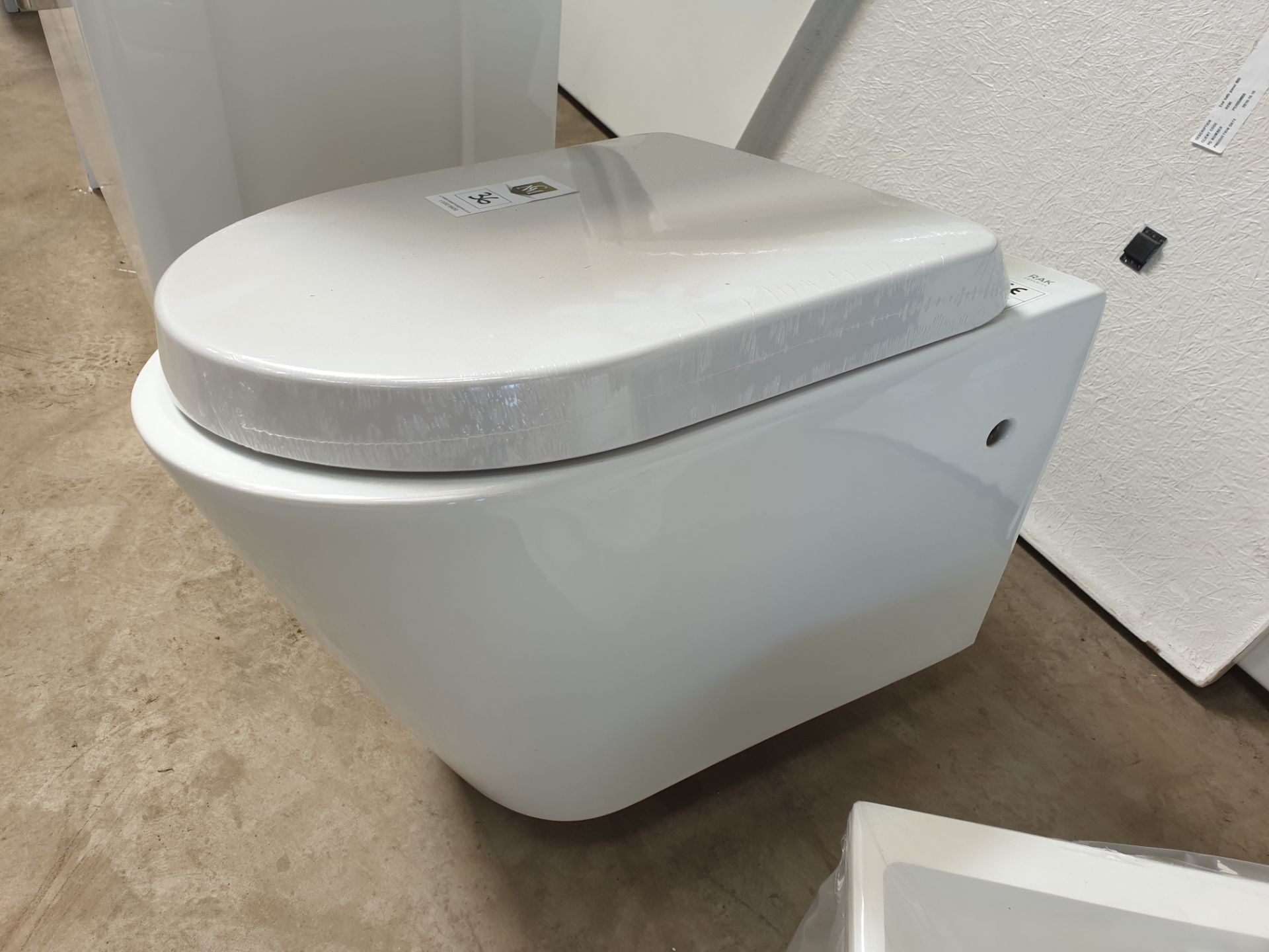 RAK toilet with seat