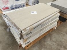 4 x boxes of sand coloured tiles