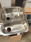 FRANKE stainless sink 600 x 490 mm