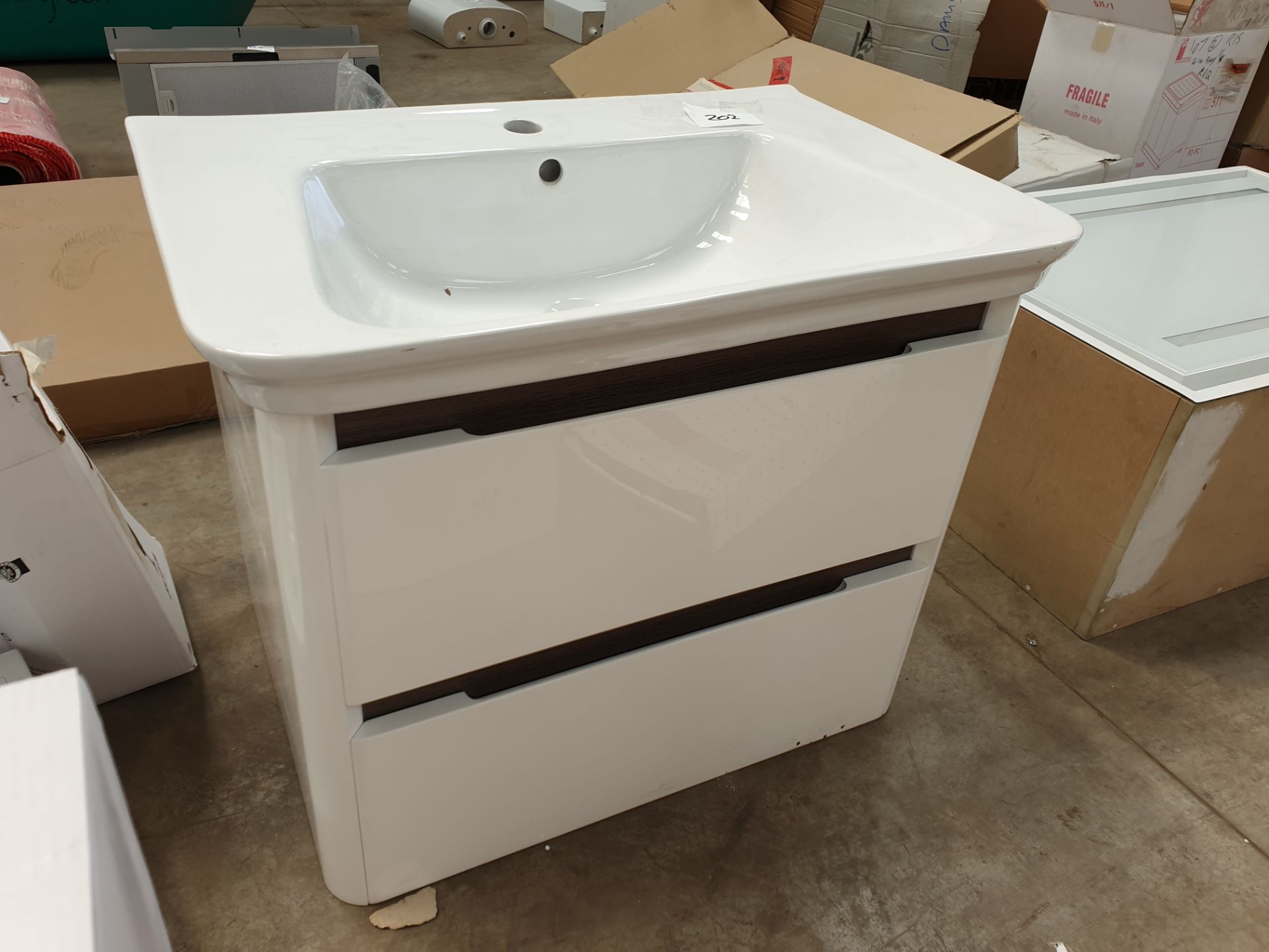 Sink with 2 Drawer Cupboard 720 x 480 x 590mm