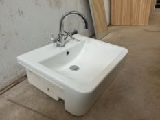 Sink Bowl with Mixer Tap 520 x 430mm