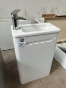 Small Sink With Single Door Cupbaord and TAP 400 x 220 x 540mm