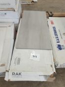 2 x boxes of light grey tiles