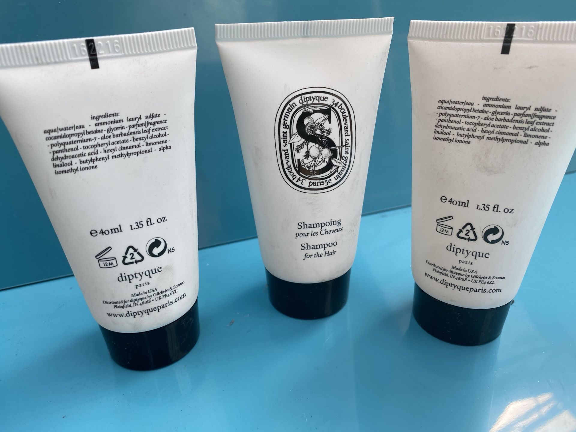 200 x DIPTYQUE 40ml shampoo