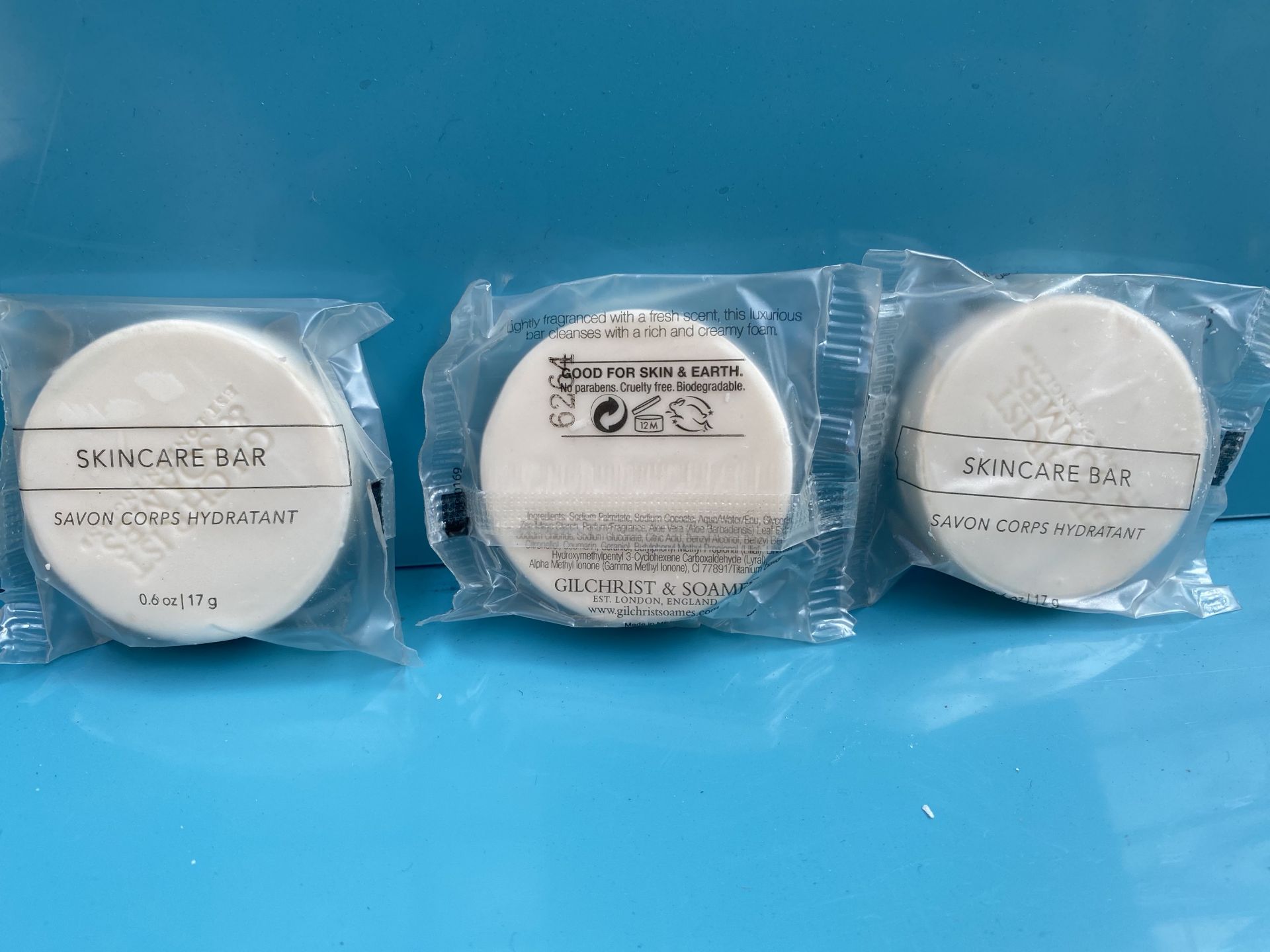 500 x savon corps hydrant 17g skincare bar