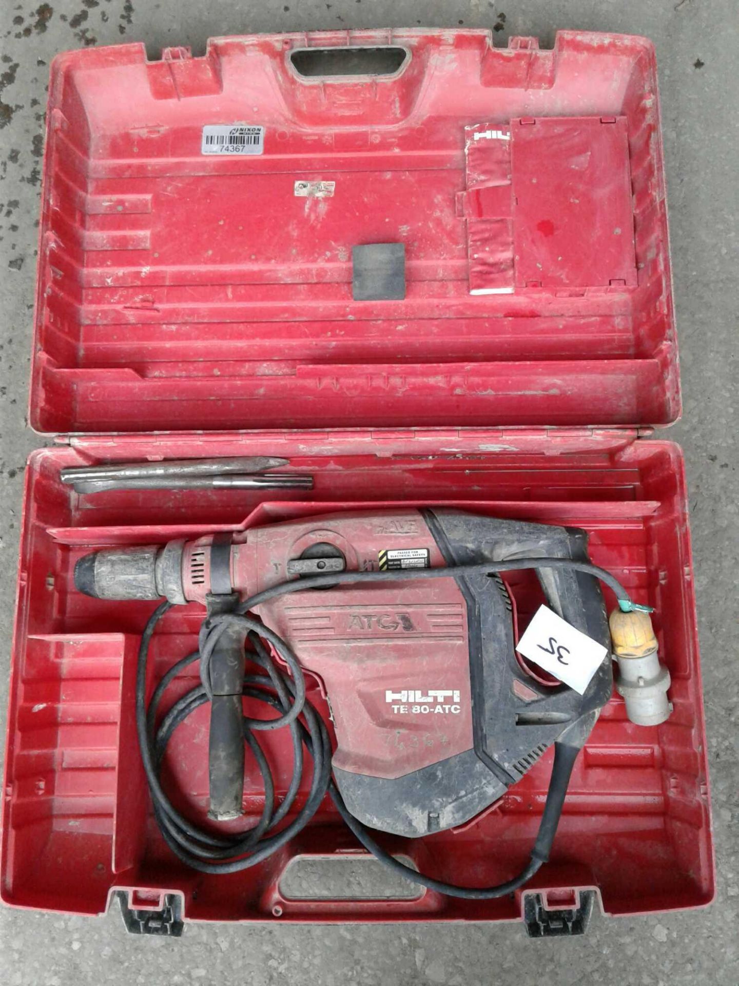 Hilti TE 80 combination breaker 110v