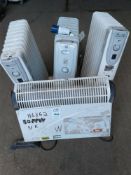 4 X various heaters