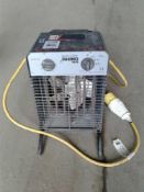 Rhino fan heater 110 v 32 amp