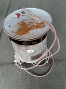 Gas box heater