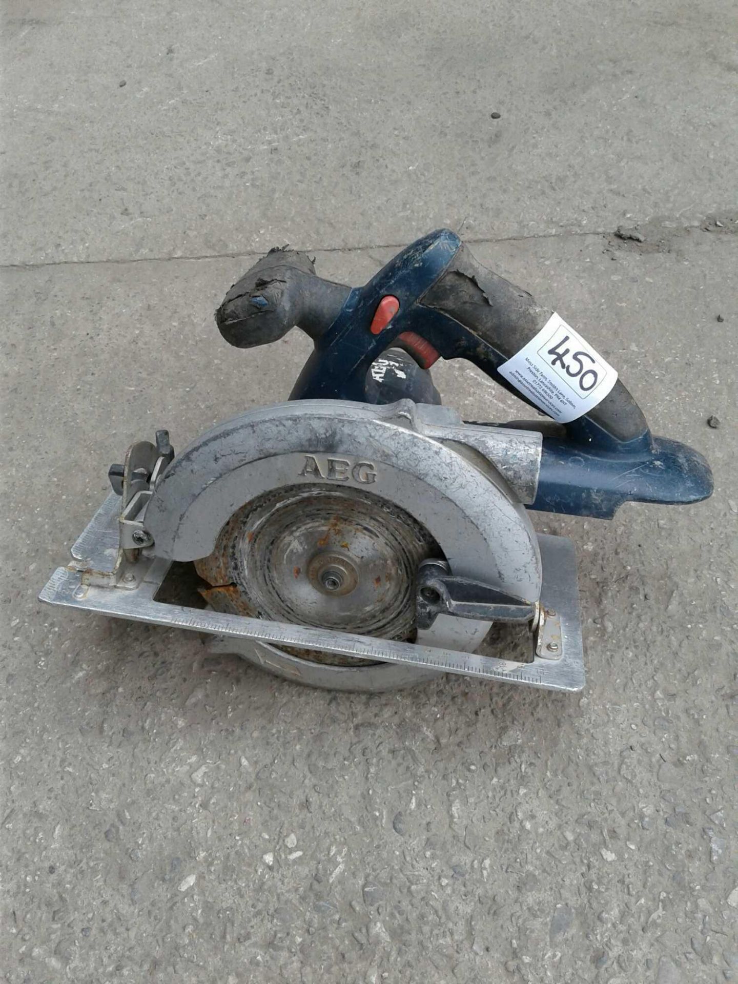 AEG cordless circular saw