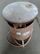 Gas box heater