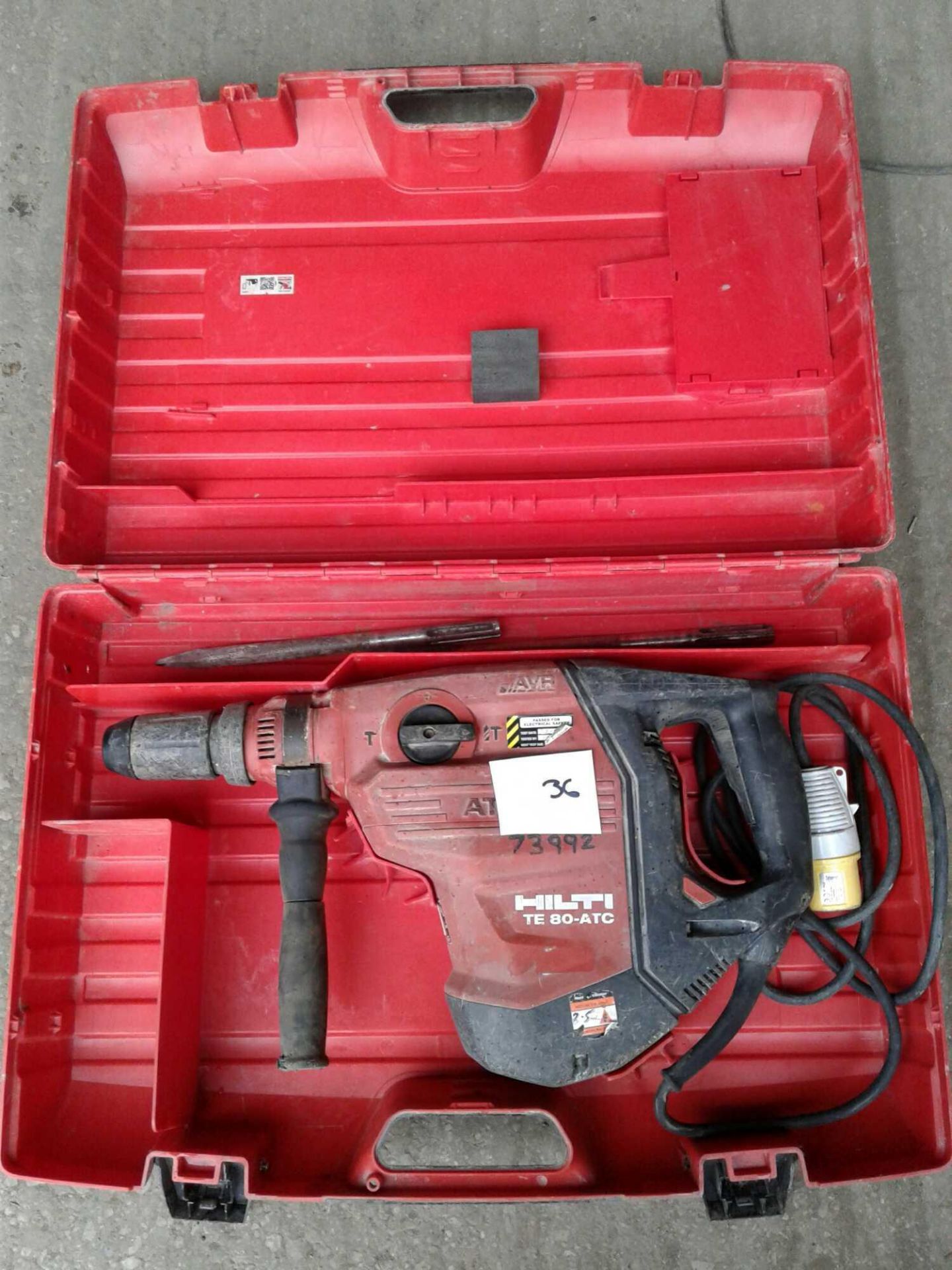 Hilti te 80 combination breaker 110 V