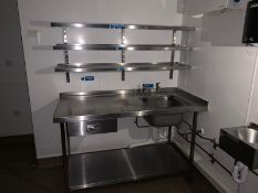 Stainless Steel Sink Unit & Draw