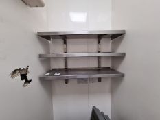 Stainless Steel Shelving x3