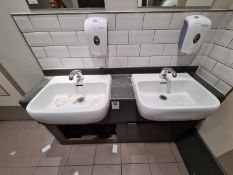 x2 SanCeram Sinks