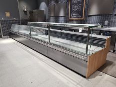 Smeva Large Glass Food Display Unit