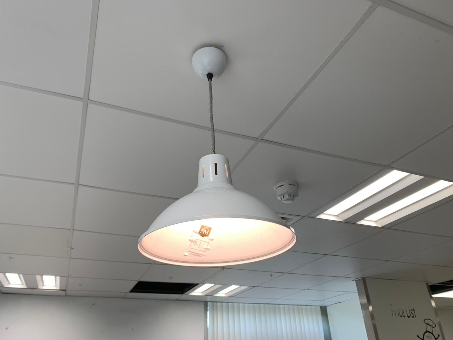 White Light Fixture and Shade