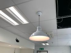 White Light Fixture and Shade