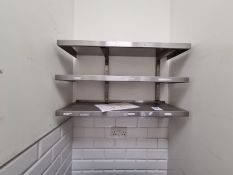 Stainless Steel Shelving x3