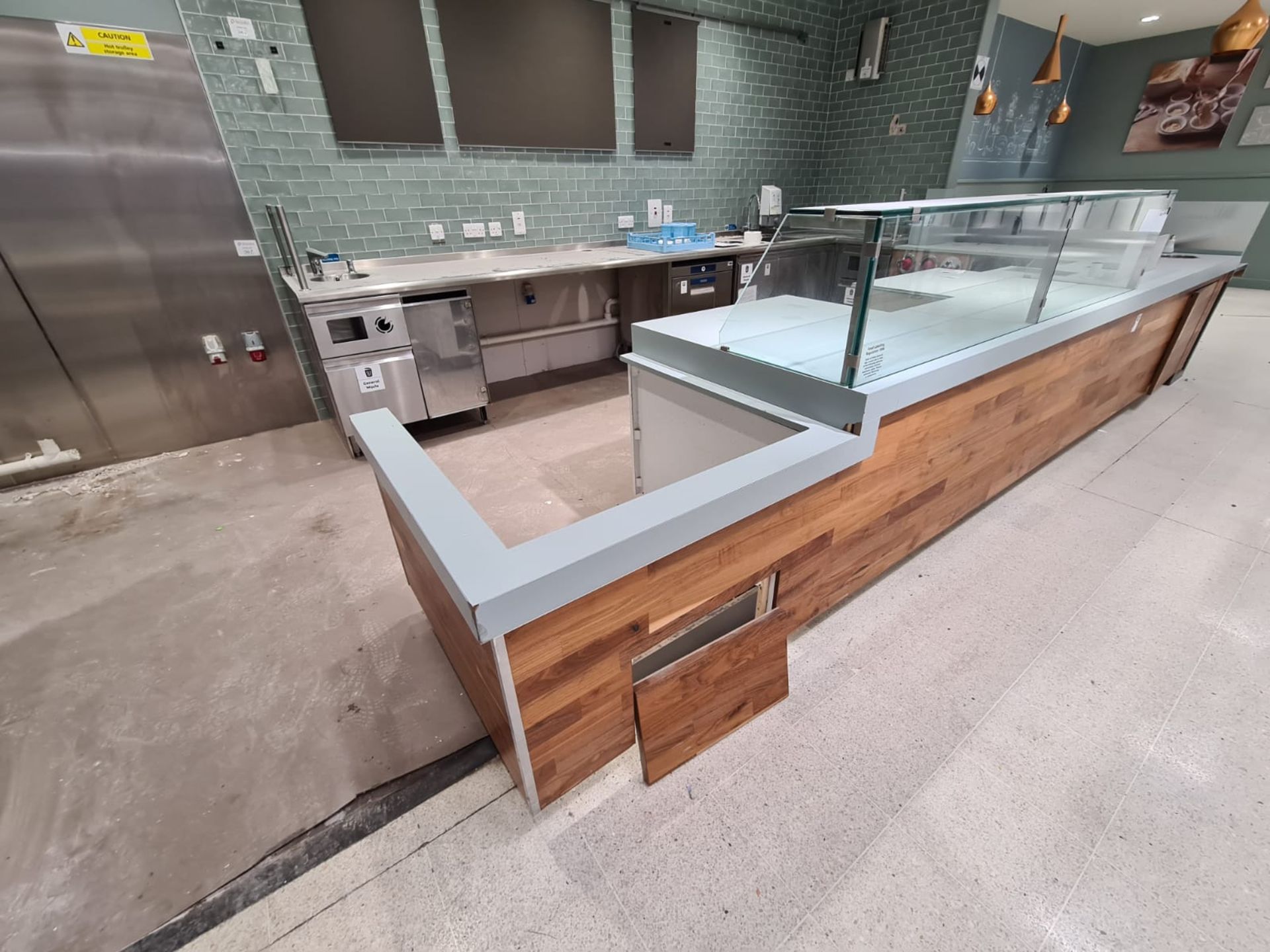 Serving Counter with Glass Display Front - Image 3 of 9