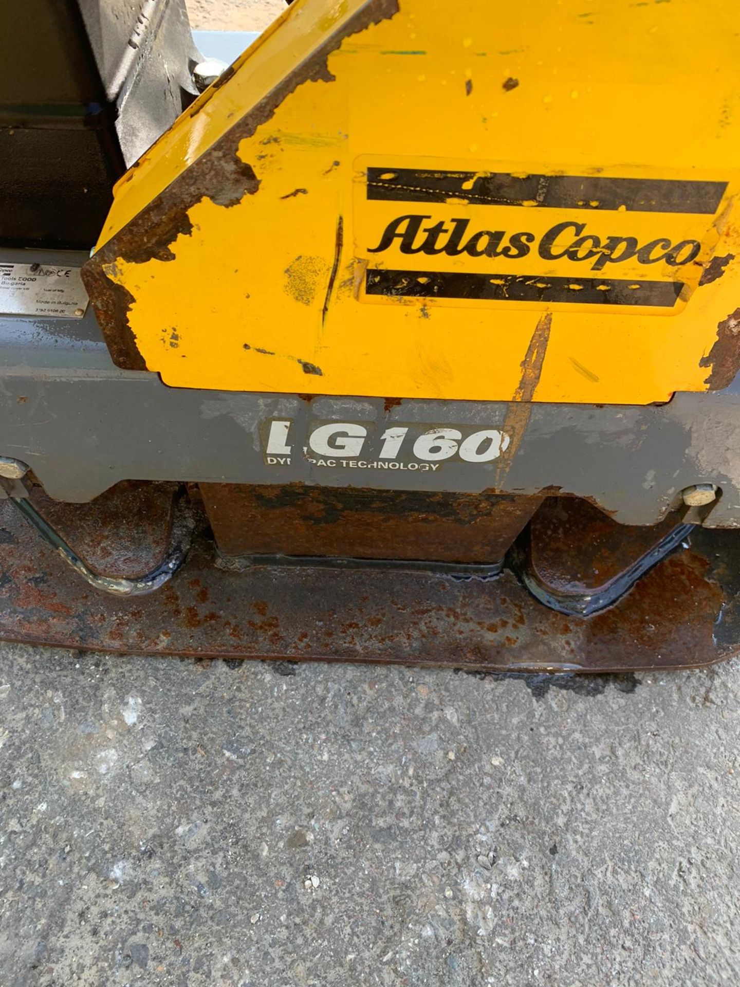 Atlas Copco LG160 Diesel Forward Reverse Wacker Plate - Image 4 of 4