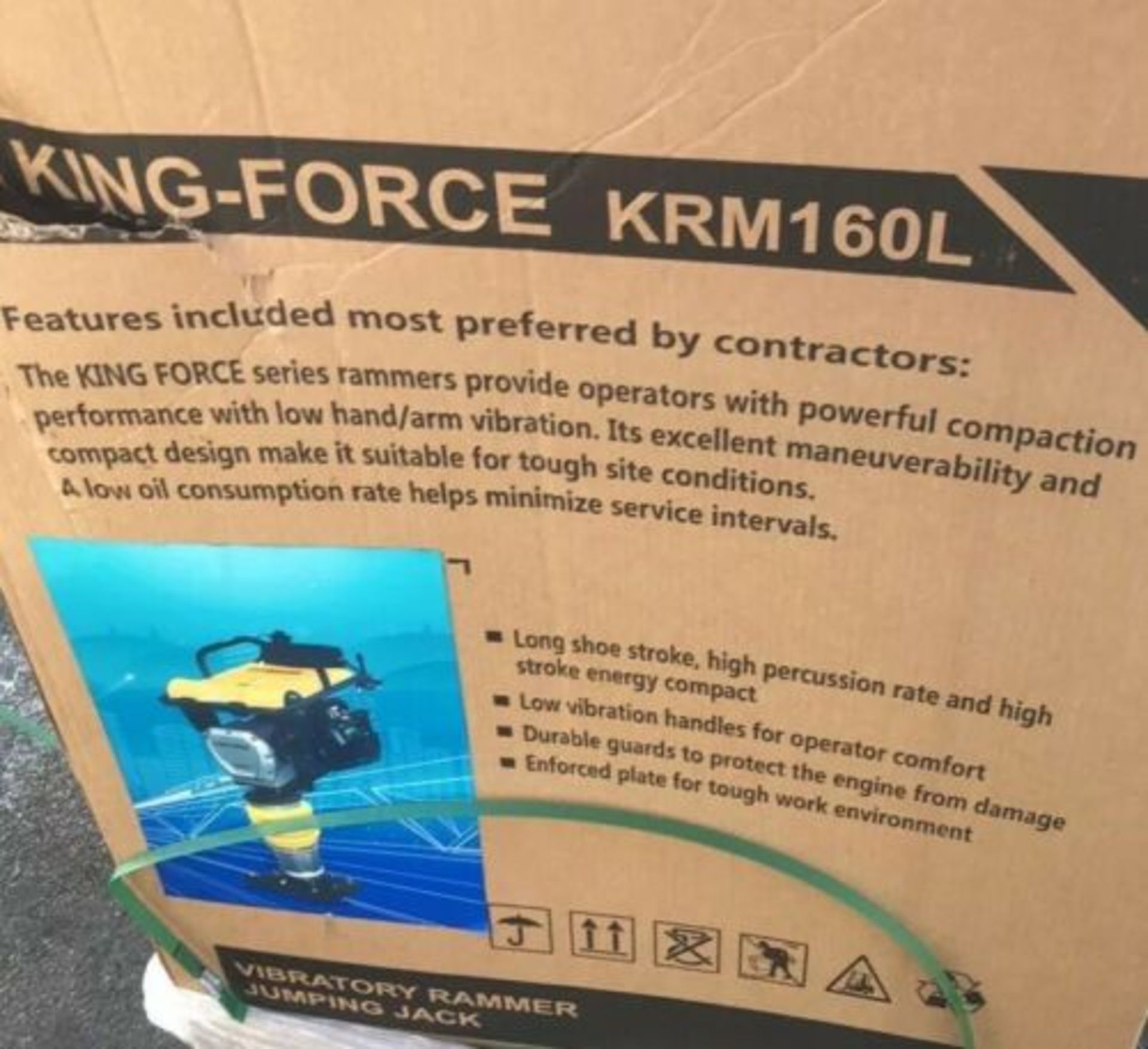 King Force KRM160L 6.5hp Wacker Trench Compactor/ Rammer - Image 10 of 11